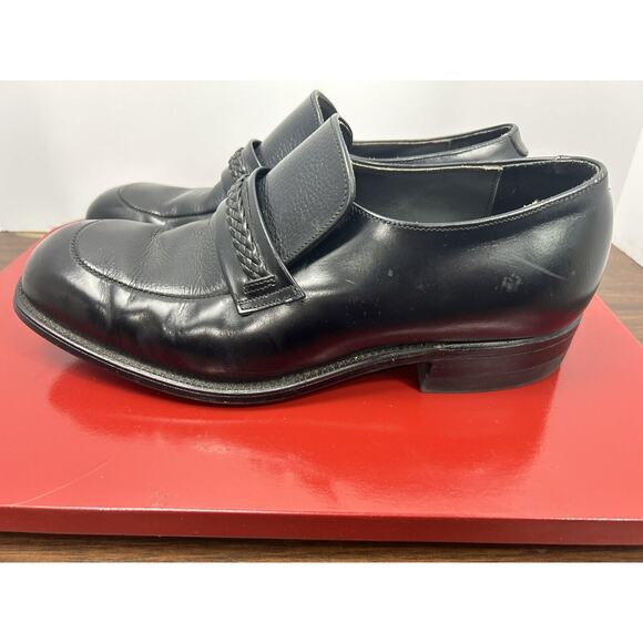 Black Leather Men’s 8.5‎ by Leather Classics By Mason Dress Shoes Goodyear Heels main image 10